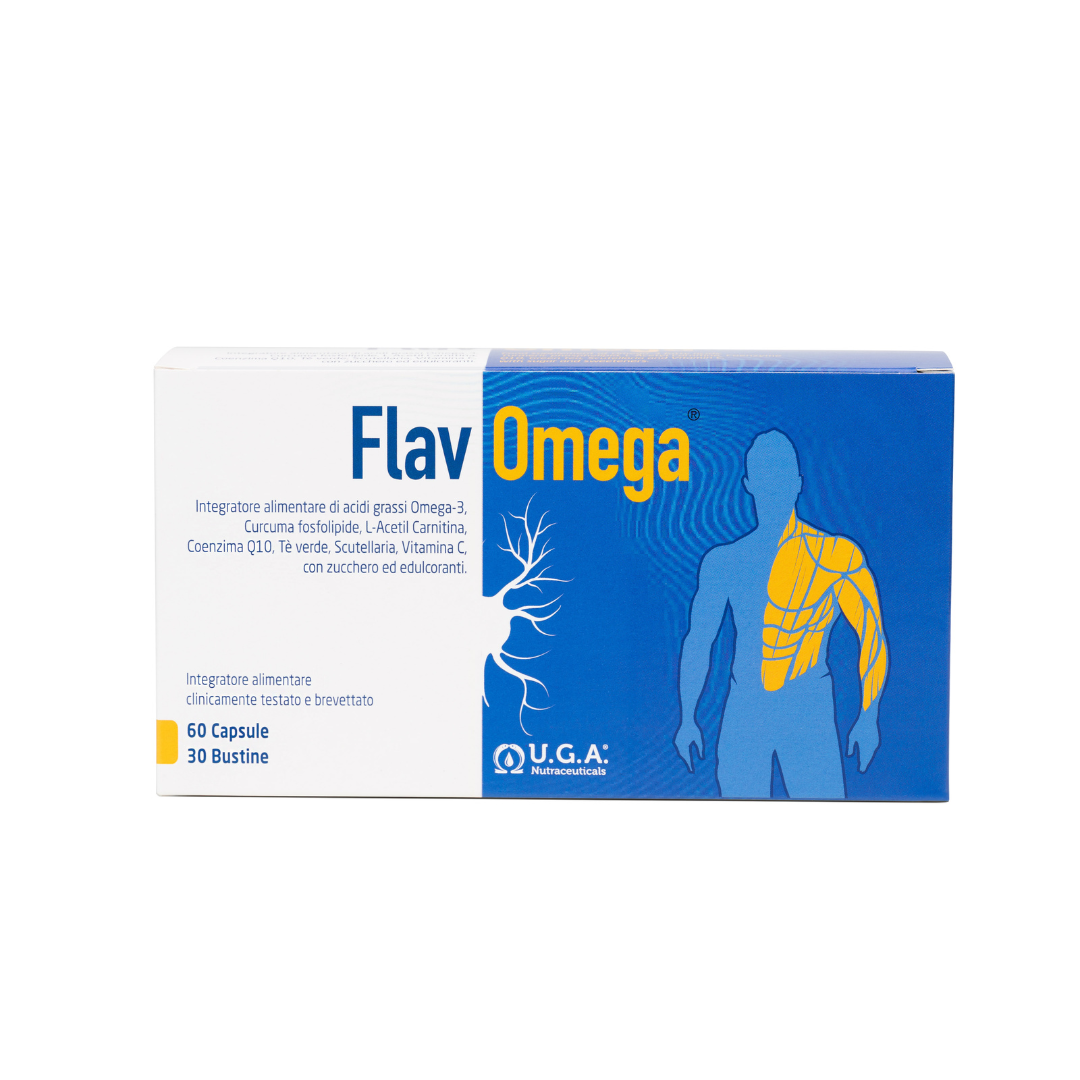 FlavOmega: Omega-3 e flavonoidi per il supporto muscolare –