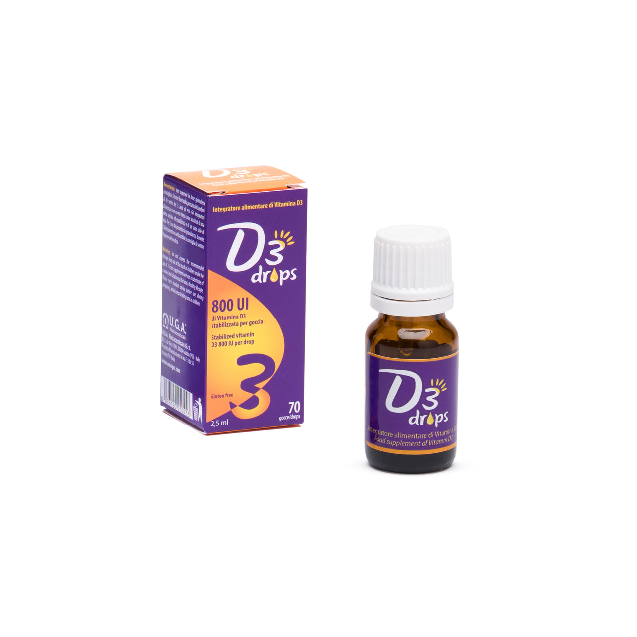 D3 Drops 800UI E Flacone