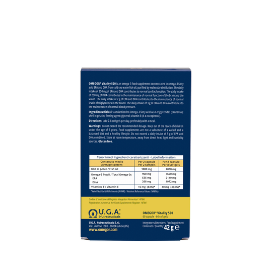 OMEGOR Vitality 500 - 60 capsule