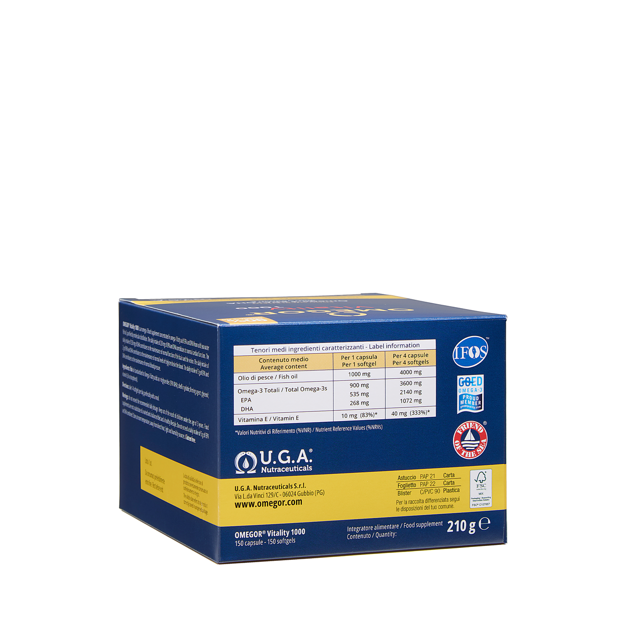 OMEGOR Vitality 1000 - 150 capsule